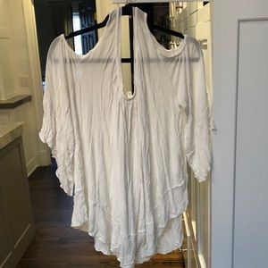 Free People White Blouse